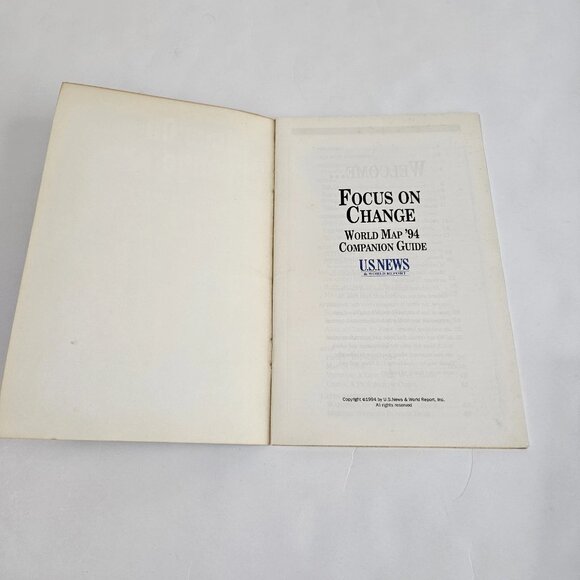 US News & World Report 1994 Focus on Change Map Guide - Picture 3 of 6